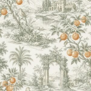 Fototapeta Ogród Pomarańczy – toile vintage
